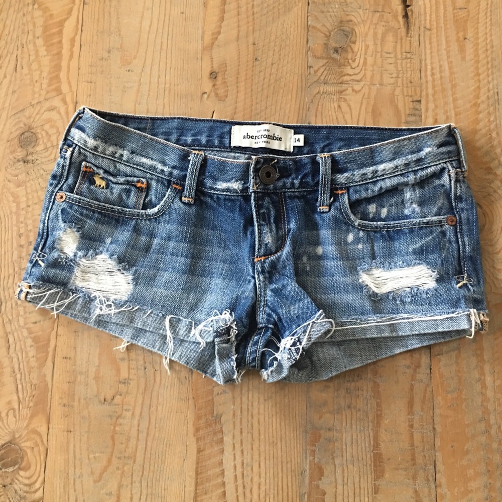 Abercrombie & Fitch Denim Shorts (Youth Size 14)